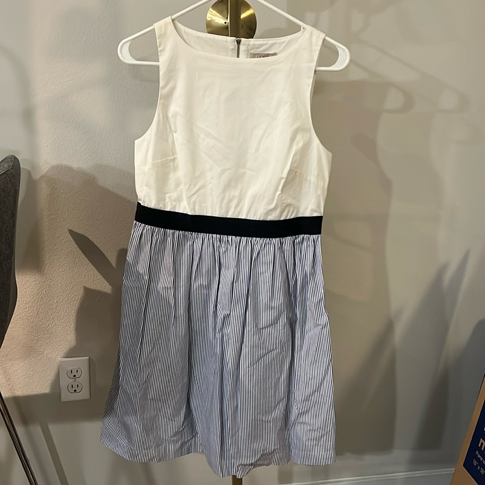 Loft Petite Seersucker Dress